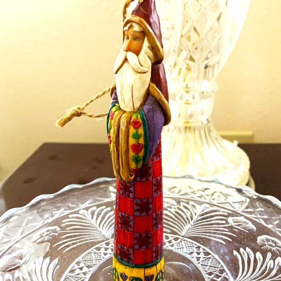 Vintage Enesco Jim Shore Heartwood Creek Santa Hanging Ornament #117707 - 2004 - Picture 8 of 12